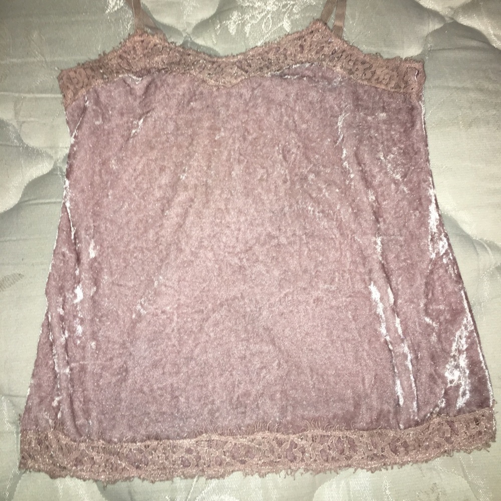 Pink smooth like material camisole